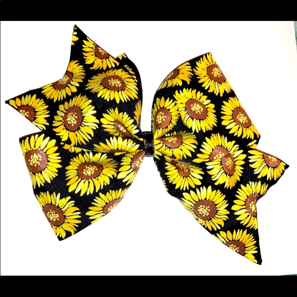 Large Sunflower Bow ✨FREE SHIPPING ON 5+ BOWS✨
